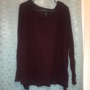 Lane Bryant Maroon Sweater